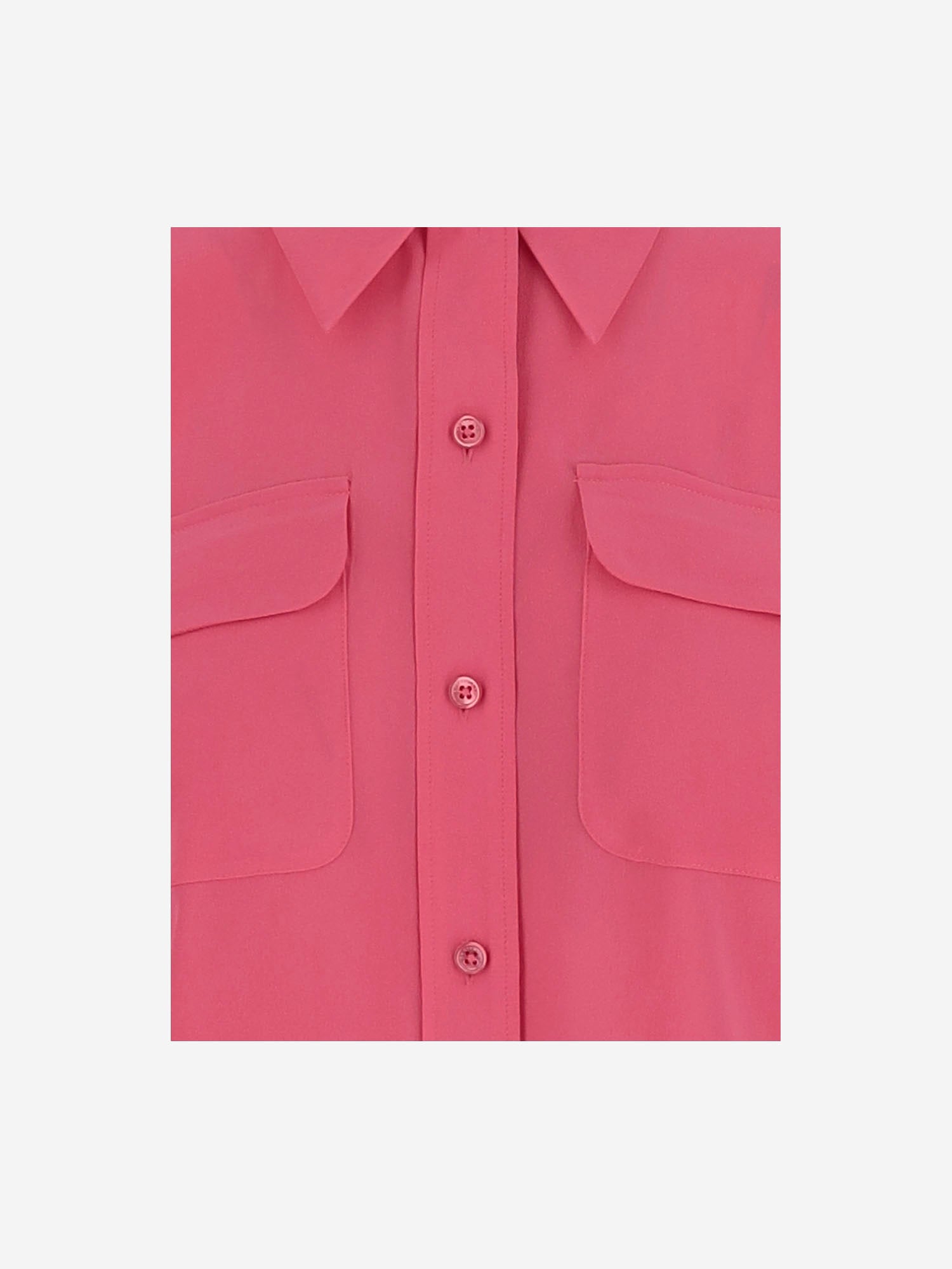 CAMICIA SIGNATURE IN SETA Q23E231 RASPBERRYSORBET EQUIPMENT 