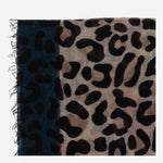 SCIARPA MAILA IN CASHMERE CON MOTIVO ANIMALIER 2076 98110 FALIERO SARTI 
