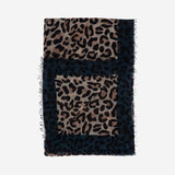 SCIARPA MAILA IN CASHMERE CON MOTIVO ANIMALIER 2076 98110 FALIERO SARTI 