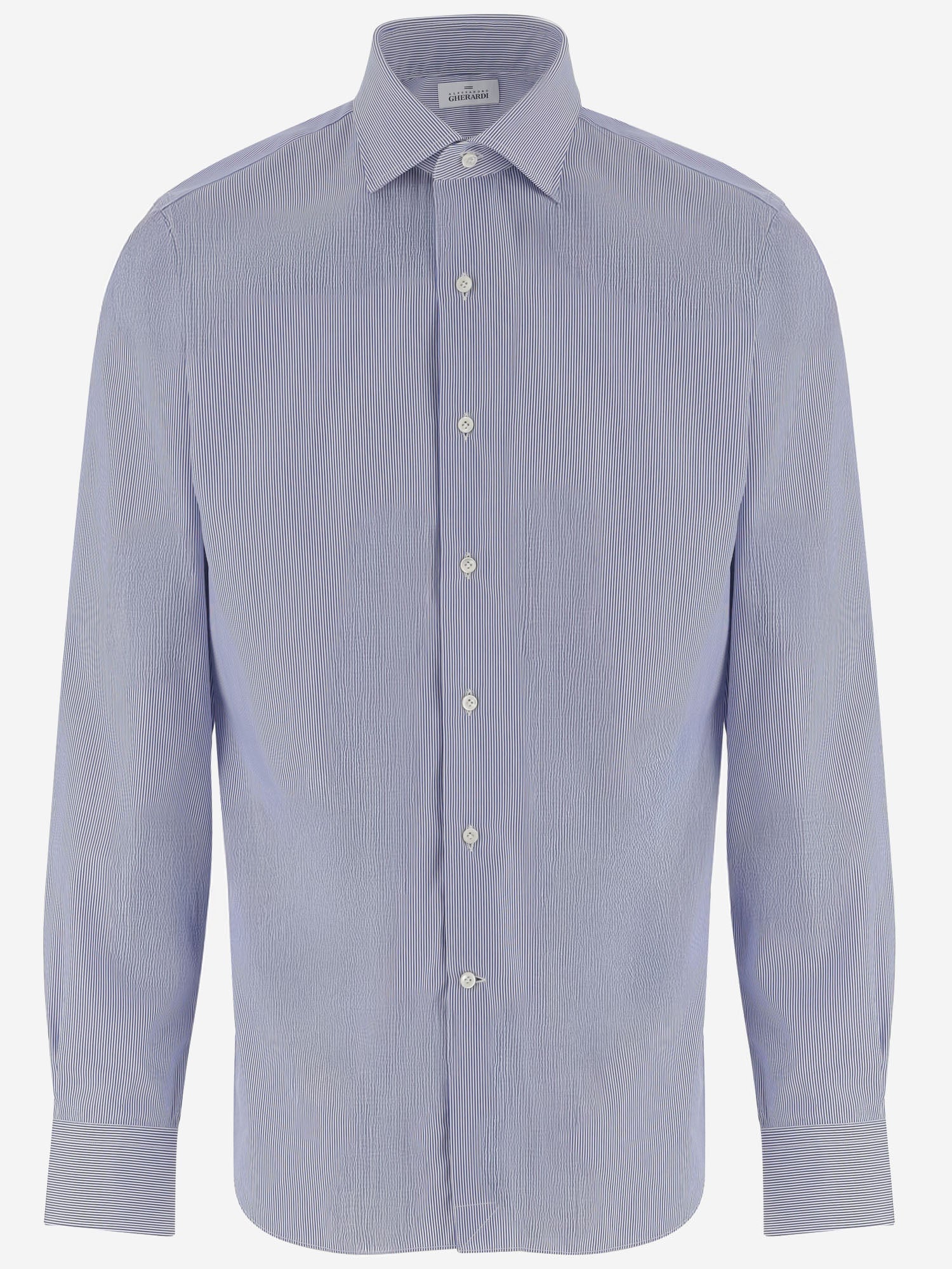 CAMICIA IN COTONE CON MOTIVO A RIGHE BP12G7T W015607 GHERARDI 