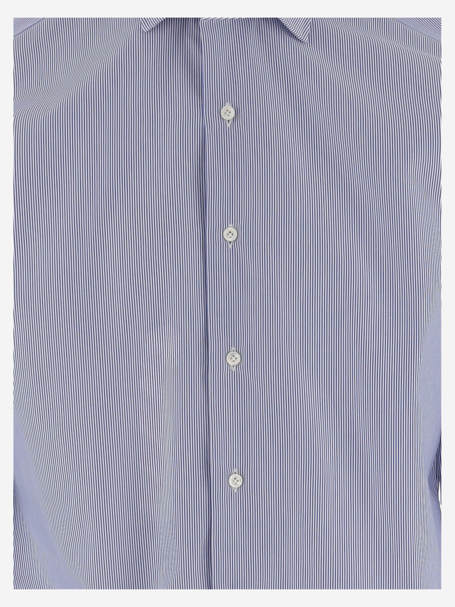 CAMICIA IN COTONE CON MOTIVO A RIGHE BP12G7T W015607 GHERARDI 