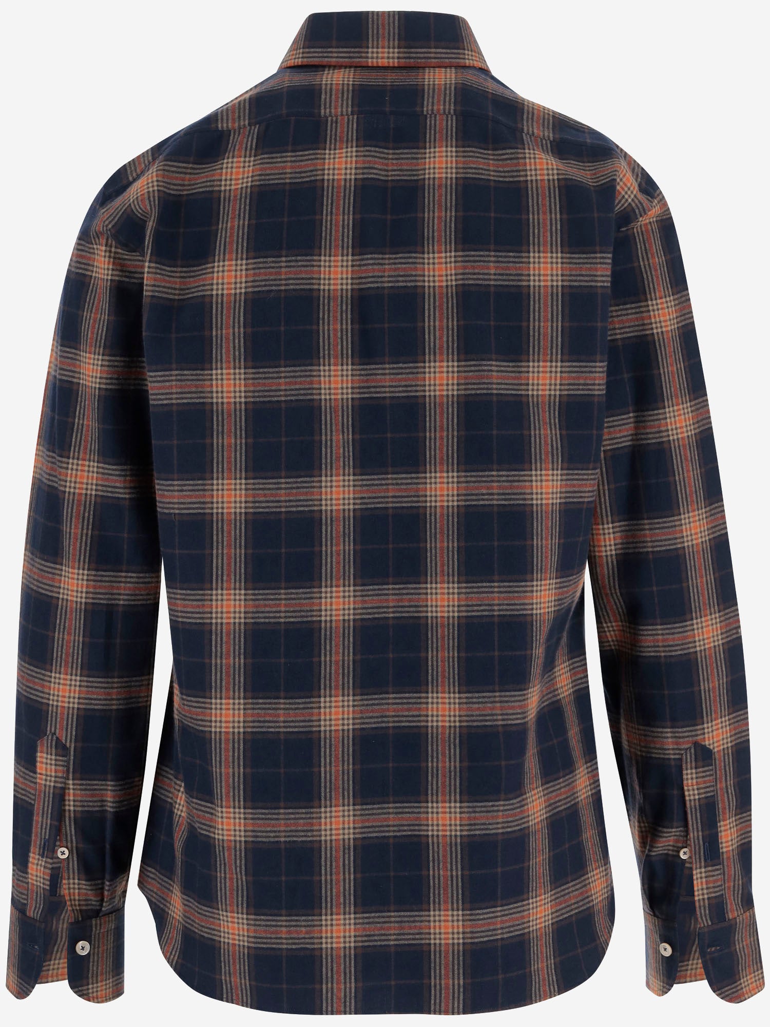CAMICIA IN COTONE CON MOTIVO A QUADRI REGENT6 75Q4630 GHERARDI 