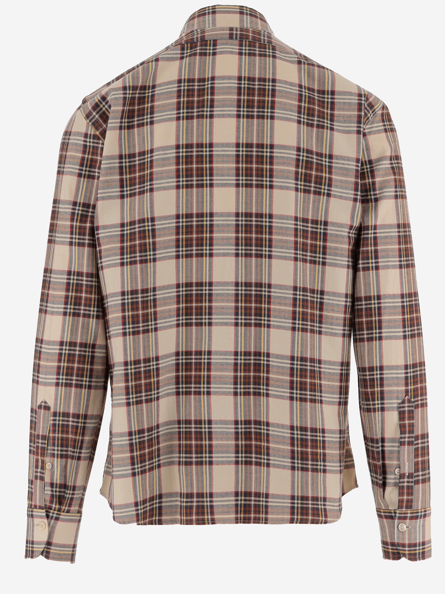 CAMICIA IN COTONE CON MOTIVO A QUADRI REGENT6 75Q4920 GHERARDI 