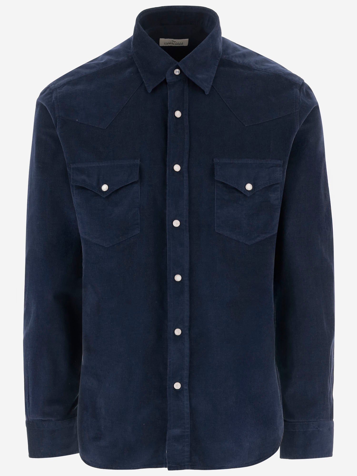 Camicia in velluto di cotone TEXANA6 75V1531 GHERARDI 