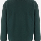 MAGLIONE IN LANA E CASHMERE CON COLLETTO A COSTE GM002191 AF20324UB002 GIORGIO ARMANI 