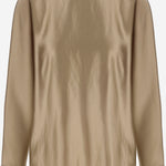 MAGLIA IN SETA EFFETTO LUCIDO GW001580 TE15808U6208 GIORGIO ARMANI 