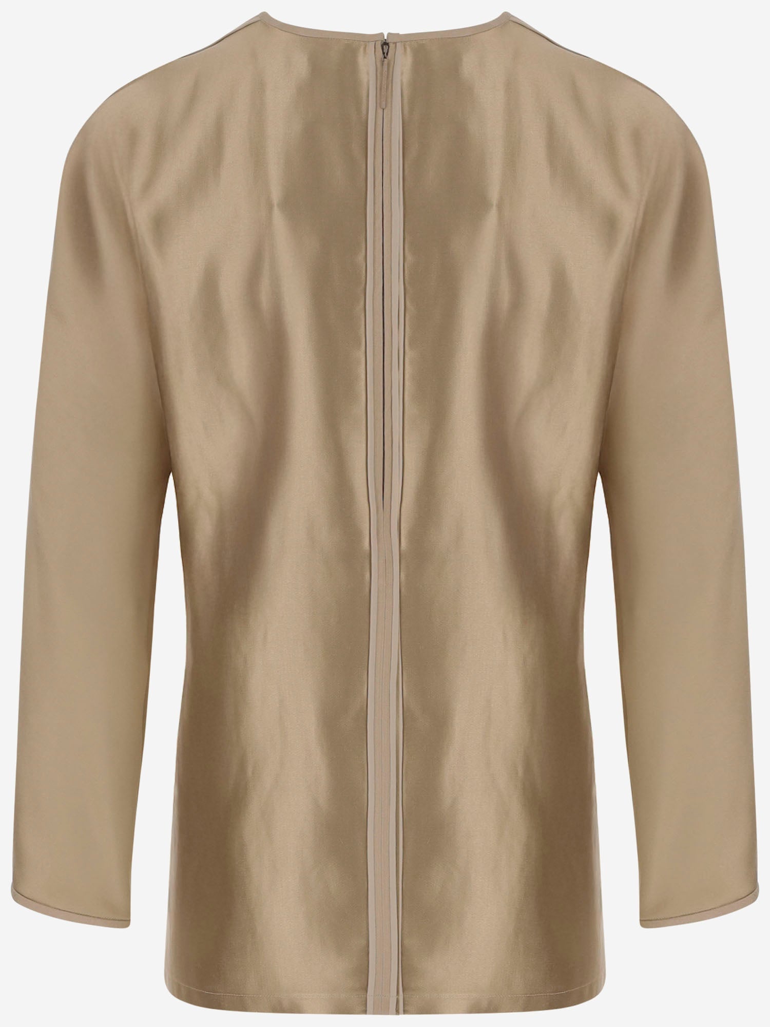 MAGLIA IN SETA EFFETTO LUCIDO GW001580 TE15808U6208 GIORGIO ARMANI 