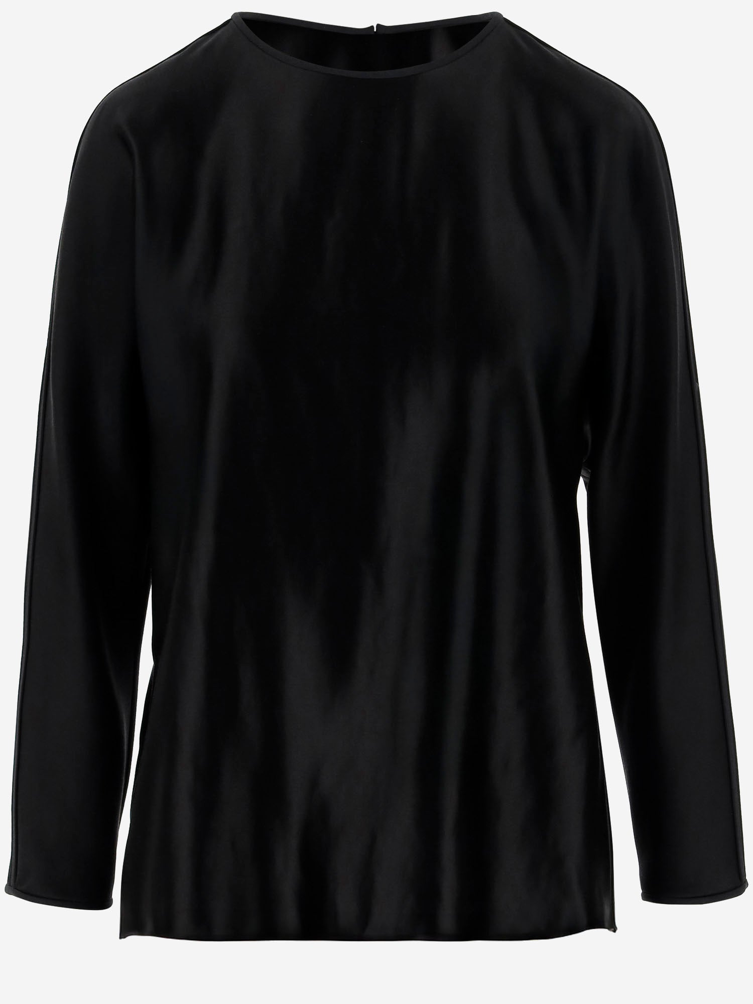 MAGLIA IN SETA EFFETTO LUCIDO GW001580 TE15808UC001 GIORGIO ARMANI 