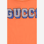 T-SHIRT IN COTONE CON LOGO 547559 XJHFG7195 GUCCI KIDS 