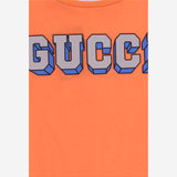 T-SHIRT IN COTONE CON LOGO 547559 XJHFG7195 GUCCI KIDS 