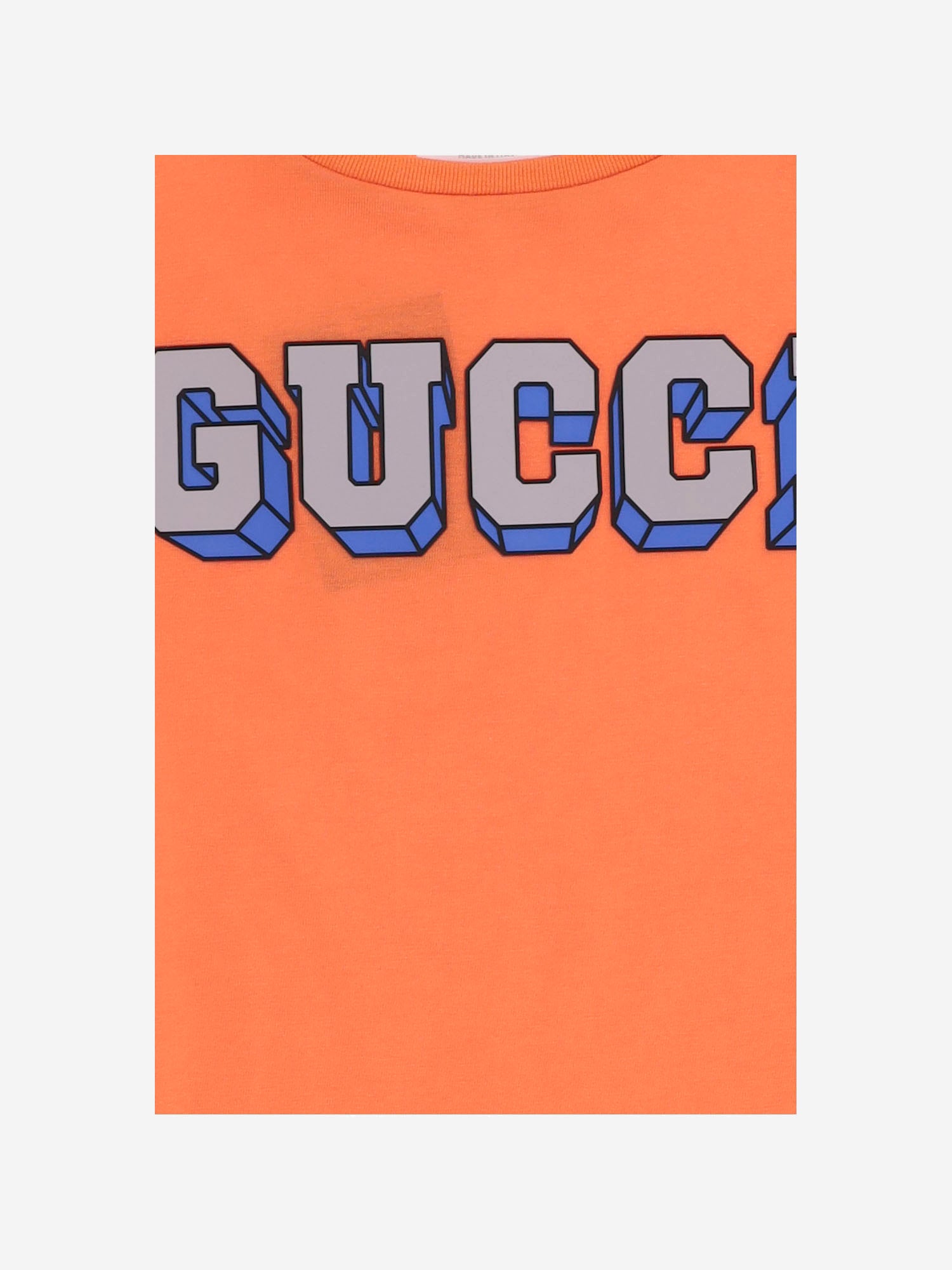 T-SHIRT IN COTONE CON LOGO 547559 XJHFG7195 GUCCI KIDS 