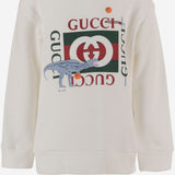 FELPA IN COTONE CON STAMPA 569693 XJHFI9214 GUCCI KIDS 