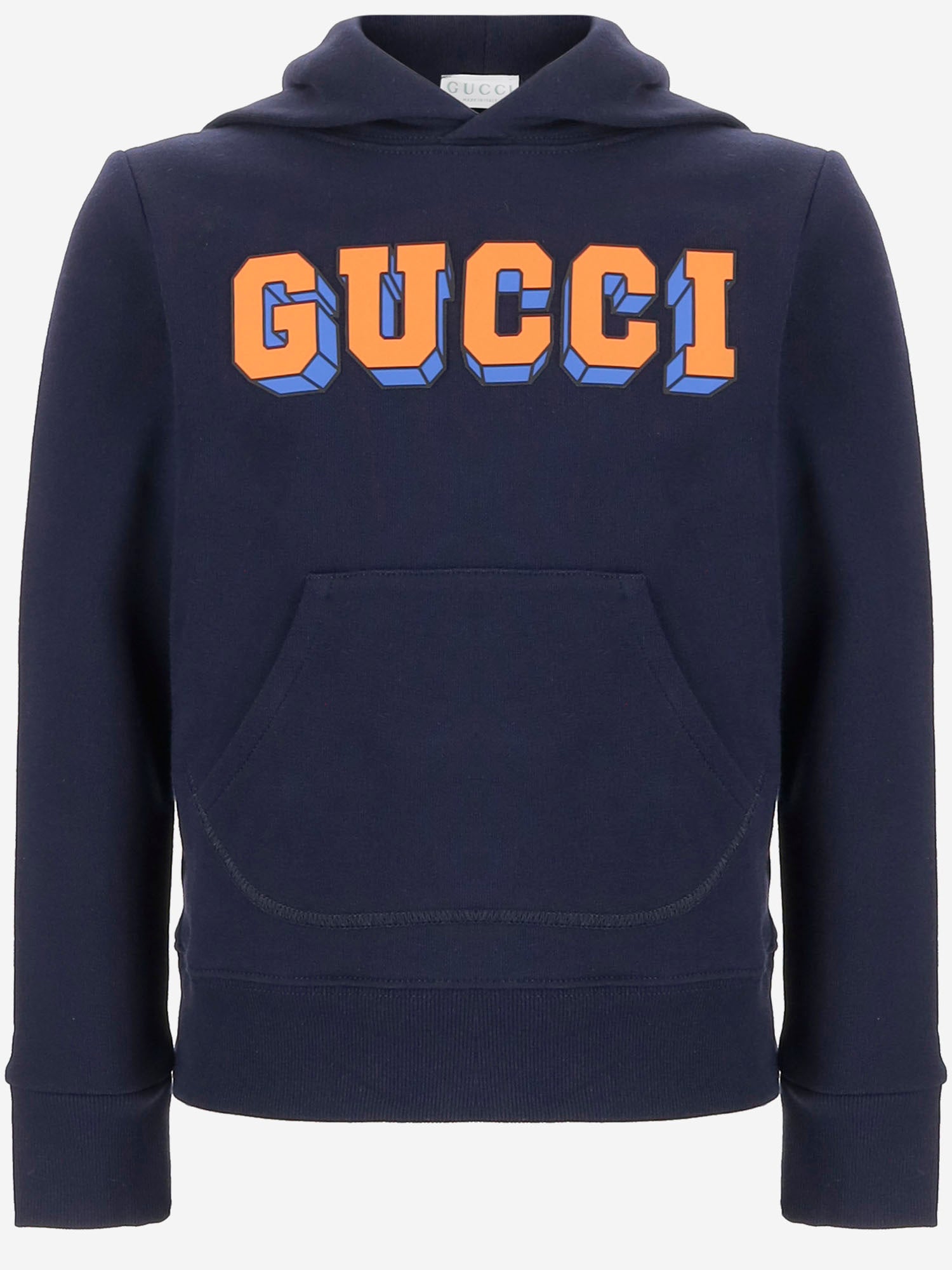 FELPA IN COTONE CON LOGO 773379 XJHB94392 GUCCI KIDS 