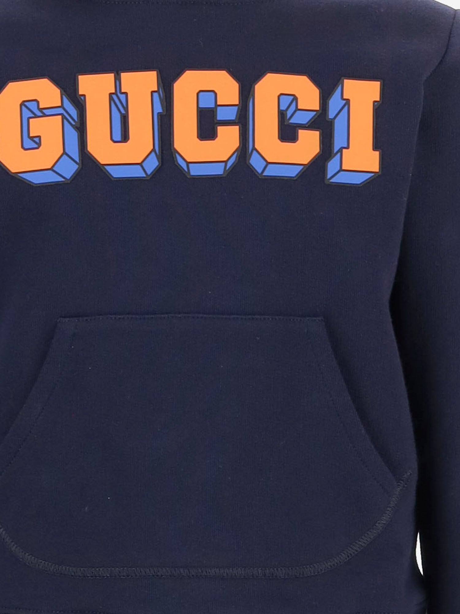 FELPA IN COTONE CON LOGO 773379 XJHB94392 GUCCI KIDS 