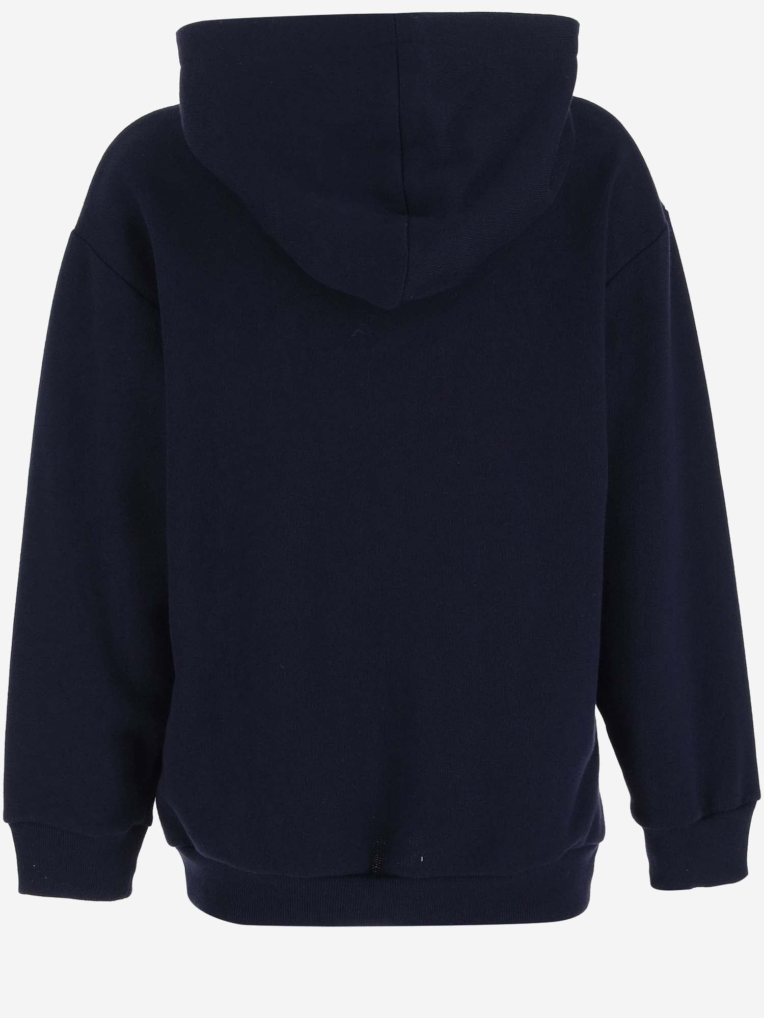 FELPA CON CAPPUCCIO IN COTONE CON LOGO 791861 XJGOF4392 GUCCI KIDS 