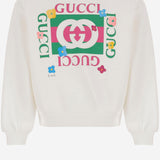 Felpa in cotone con stampa 799331 XJHFR9214 GUCCI KIDS 