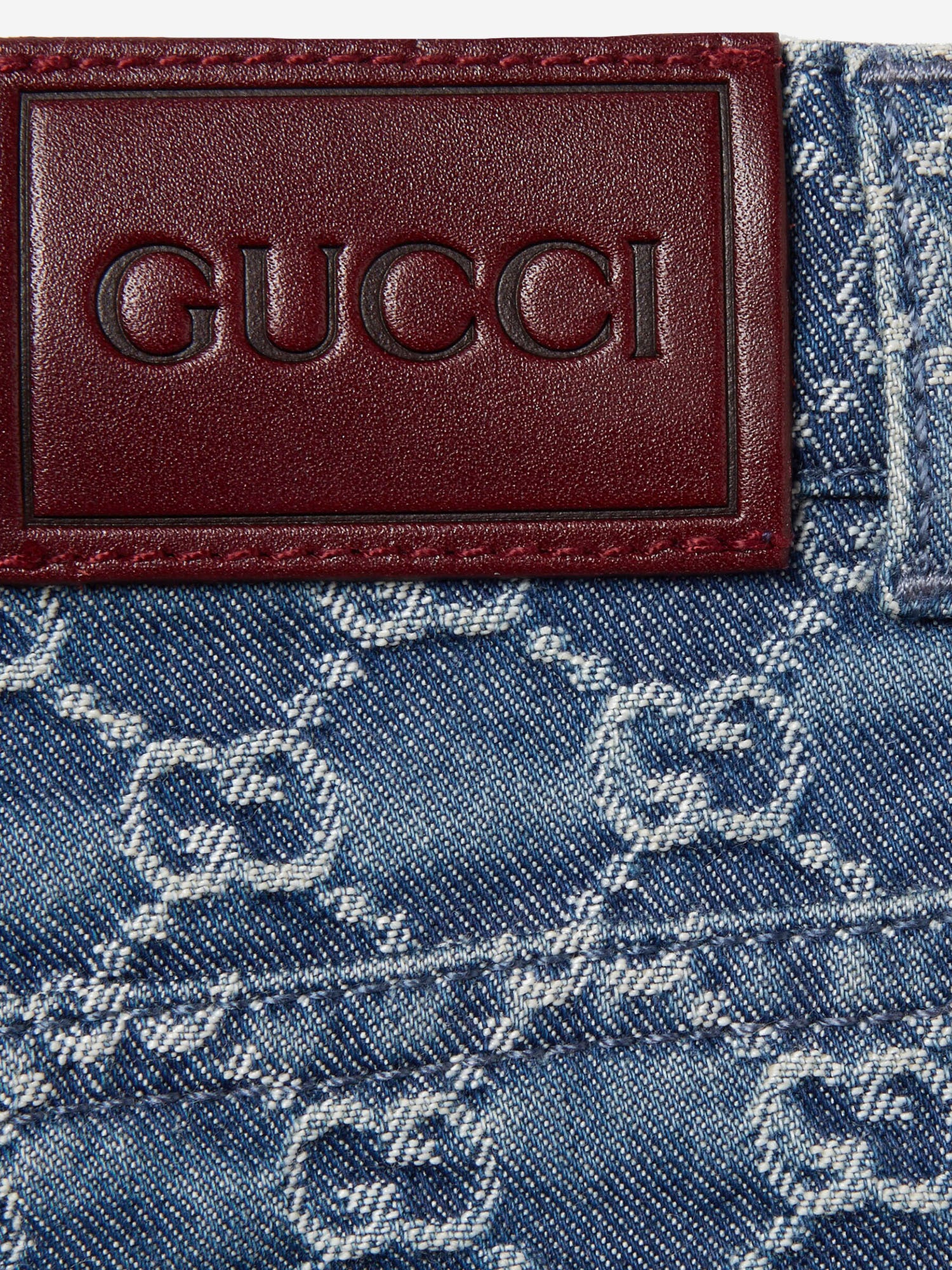 PANTALONI IN DENIM GG 808305 XDC6G4266 GUCCI KIDS 