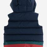 GILET IMBOTTITO CON WEB 824809 XWA414345 GUCCI KIDS 