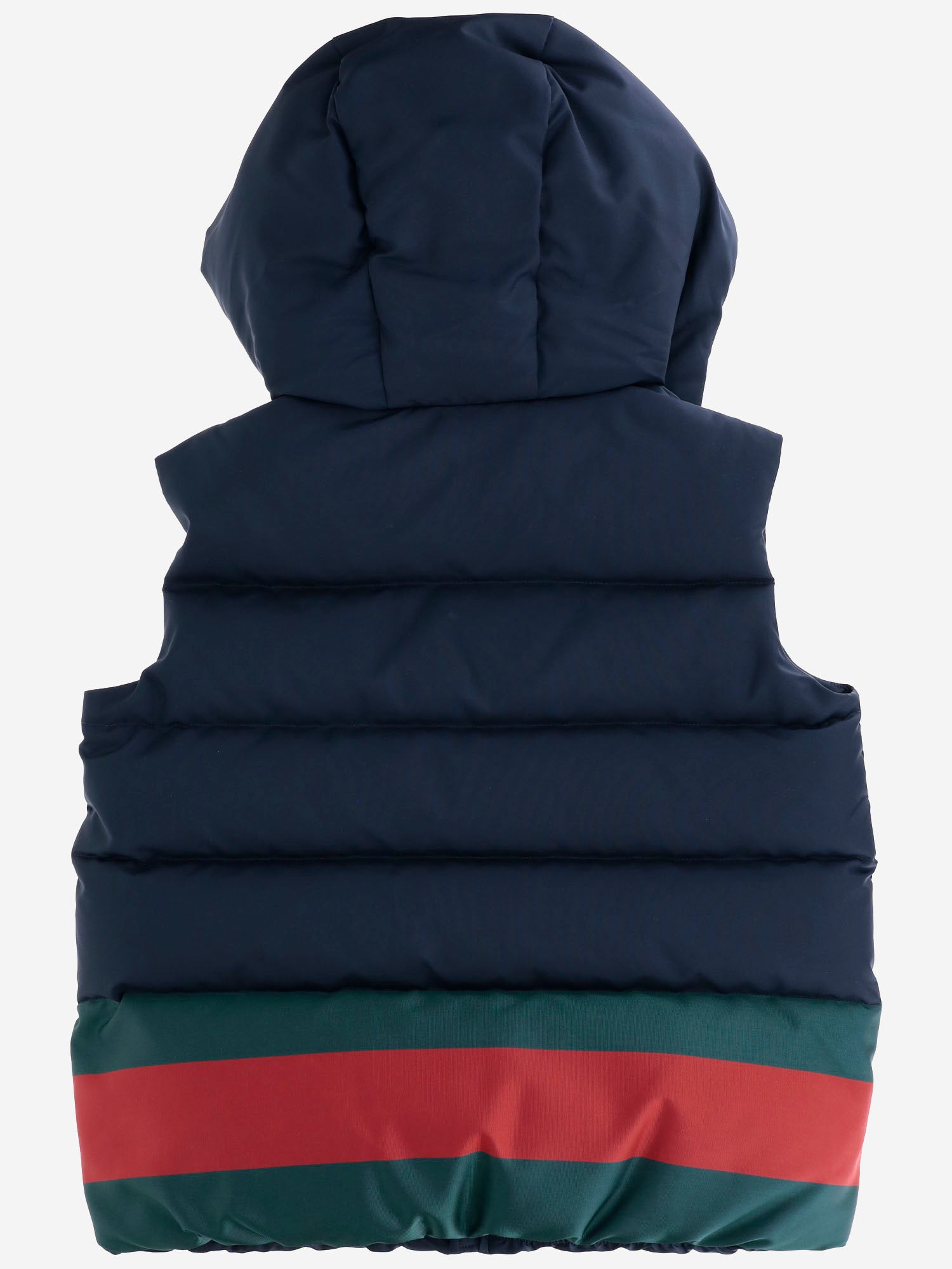 GILET IMBOTTITO CON WEB 824809 XWA414345 GUCCI KIDS 