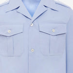 Camicia in cotone stretch 824849 XWA5F4774 GUCCI KIDS 