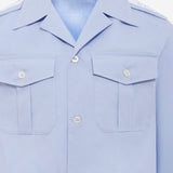 Camicia in cotone stretch 824849 XWA5F4774 GUCCI KIDS 