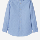 Camicia in cotone Oxford GG 824853 XWA5J4910 GUCCI KIDS 