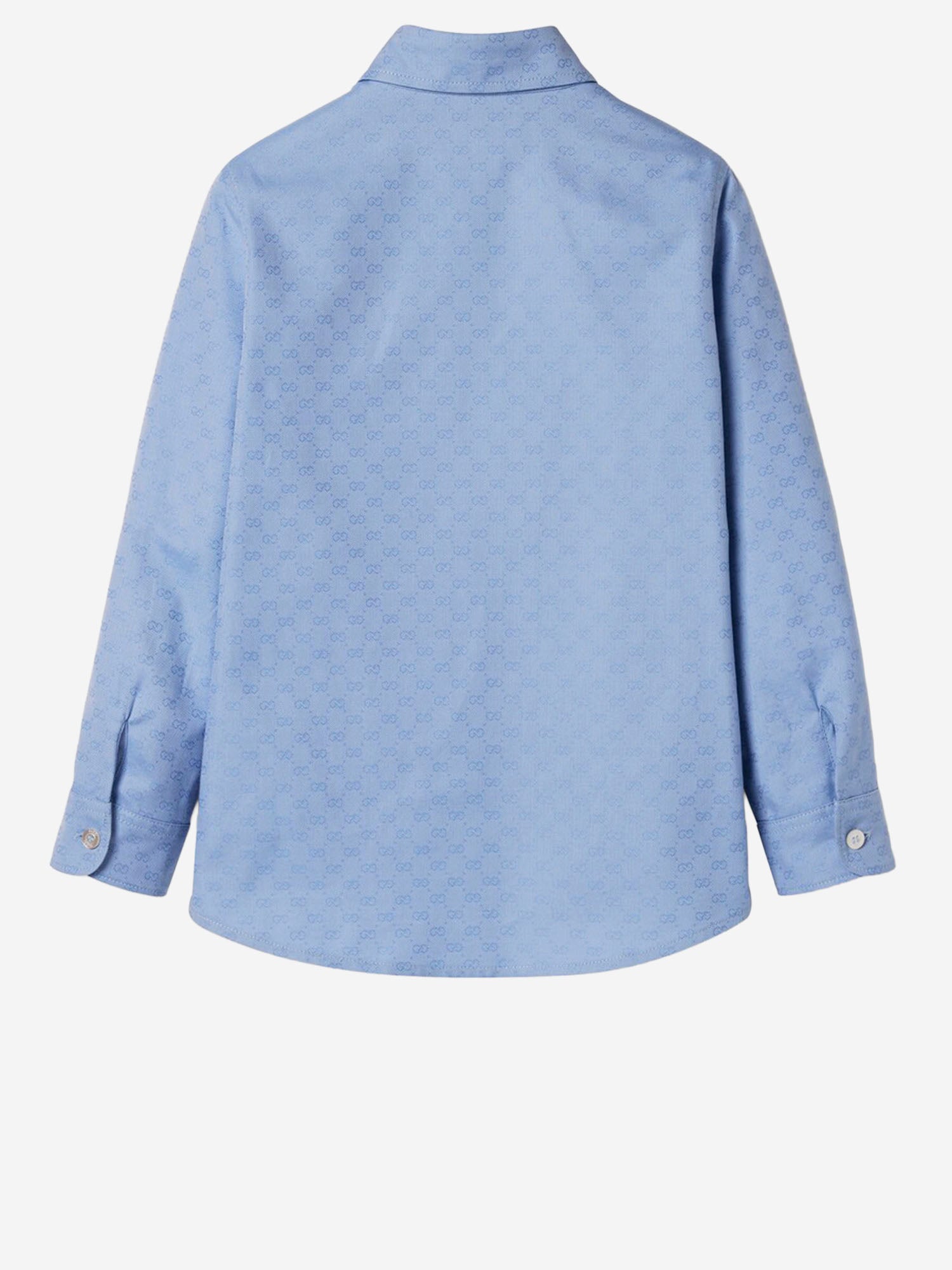 Camicia in cotone Oxford GG 824853 XWA5J4910 GUCCI KIDS 