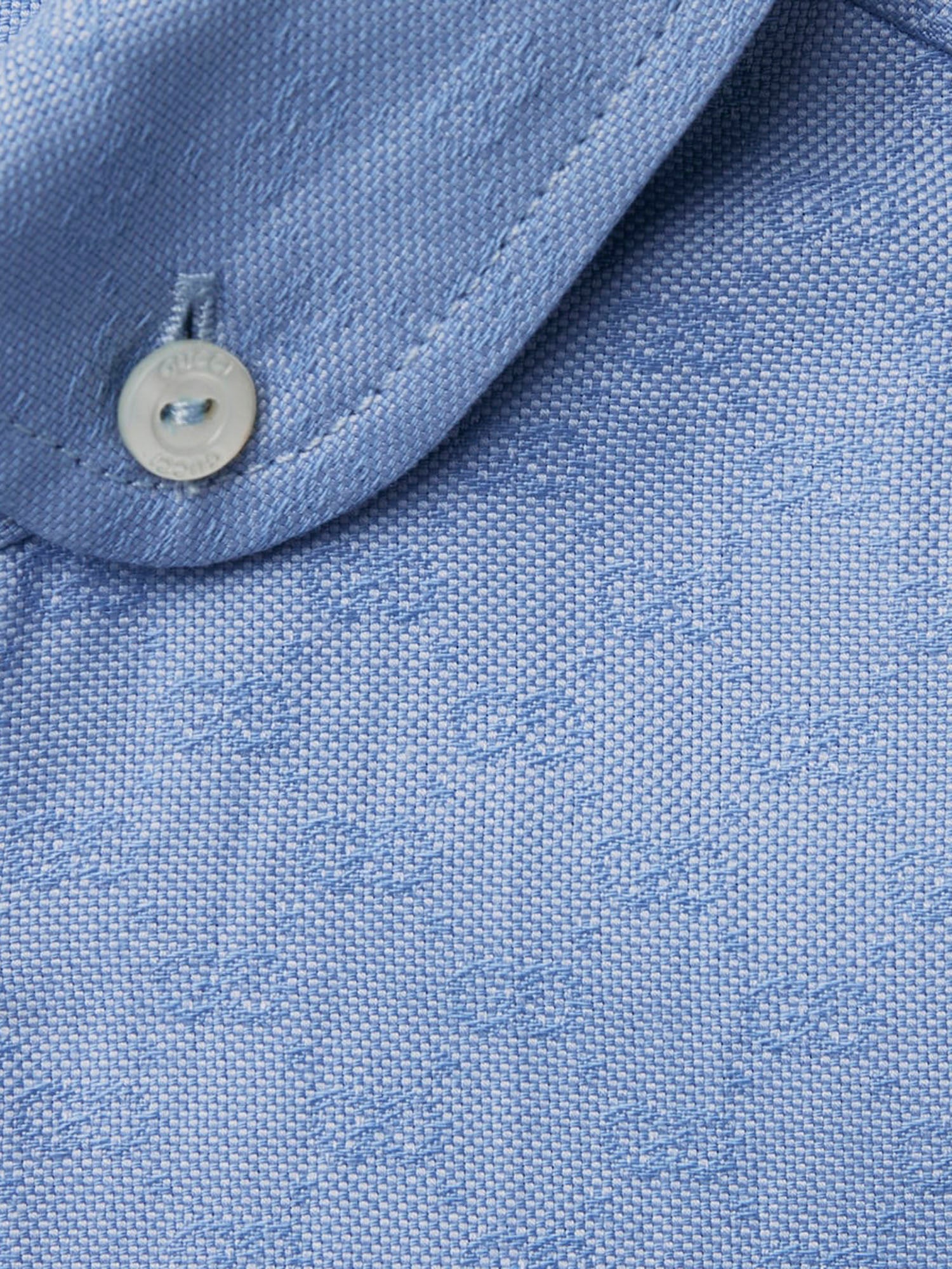 Camicia in cotone Oxford GG 824853 XWA5J4910 GUCCI KIDS 