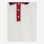 POLO IN PIQUET DI COTONE STRETCH 825164 XJHAN9250 GUCCI KIDS 