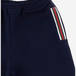 PANTALONI IN COTONE CON NASTRO WEB 825179 XJHAQ4780 GUCCI KIDS 