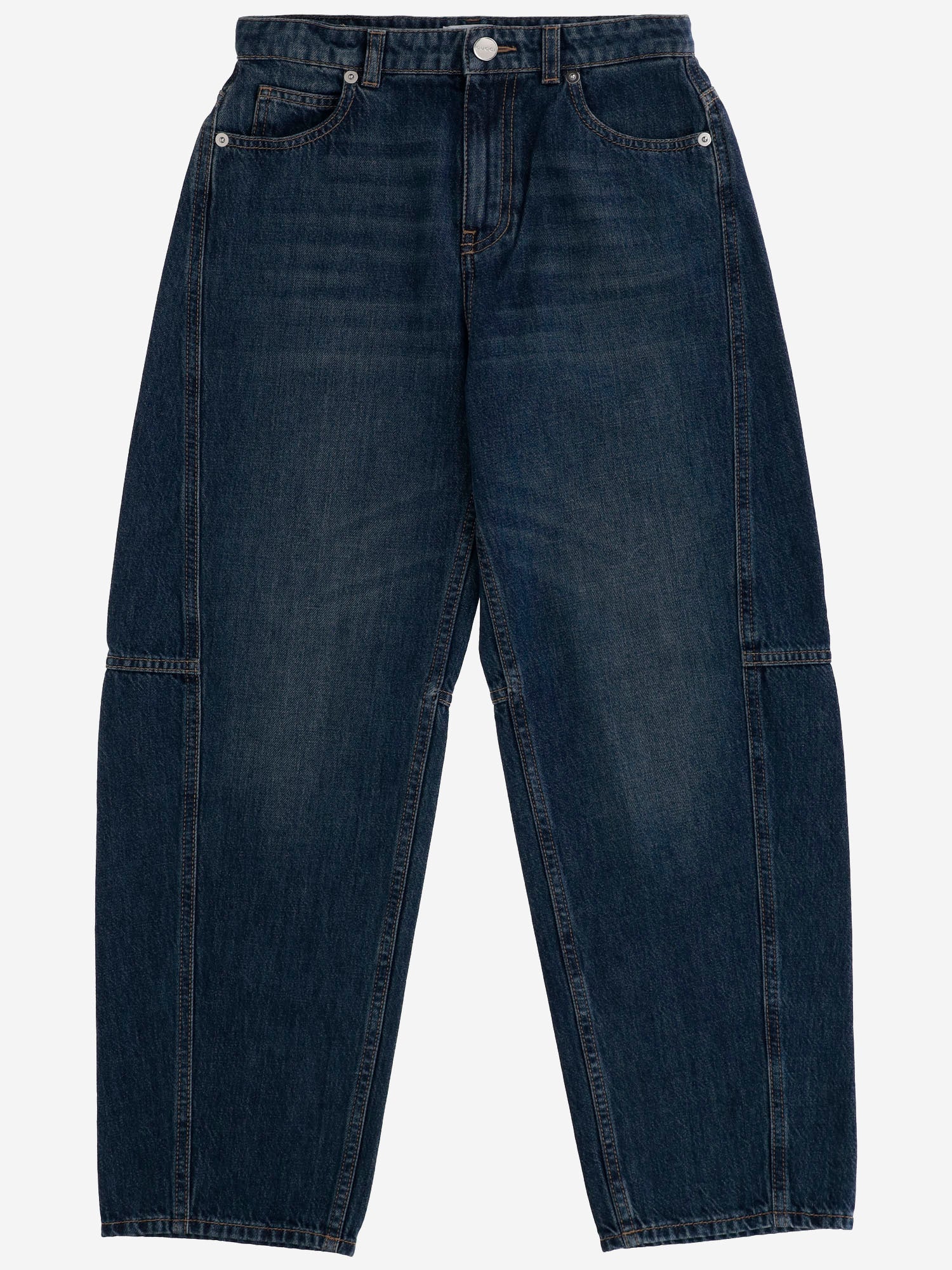JEANS IN DENIM DI COTONE 827453 XDDCQ4100 GUCCI KIDS 