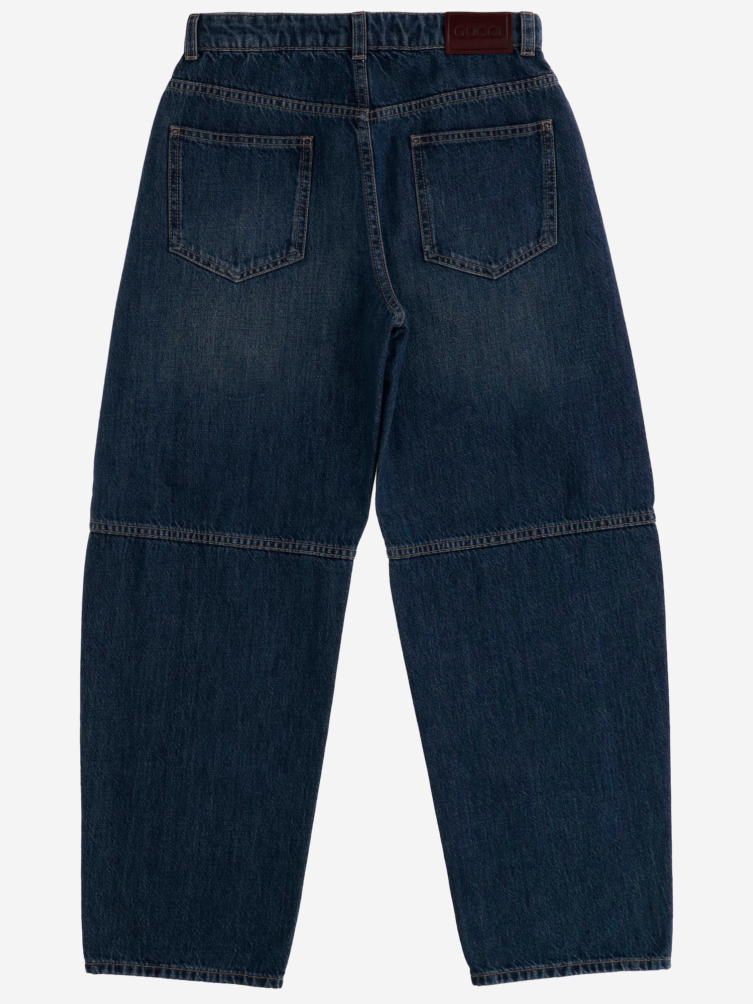 JEANS IN DENIM DI COTONE 827453 XDDCQ4100 GUCCI KIDS 