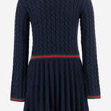 ABITO IN LANA CON DETTAGLIO WEB 828450 XKEZ44180 GUCCI KIDS 
