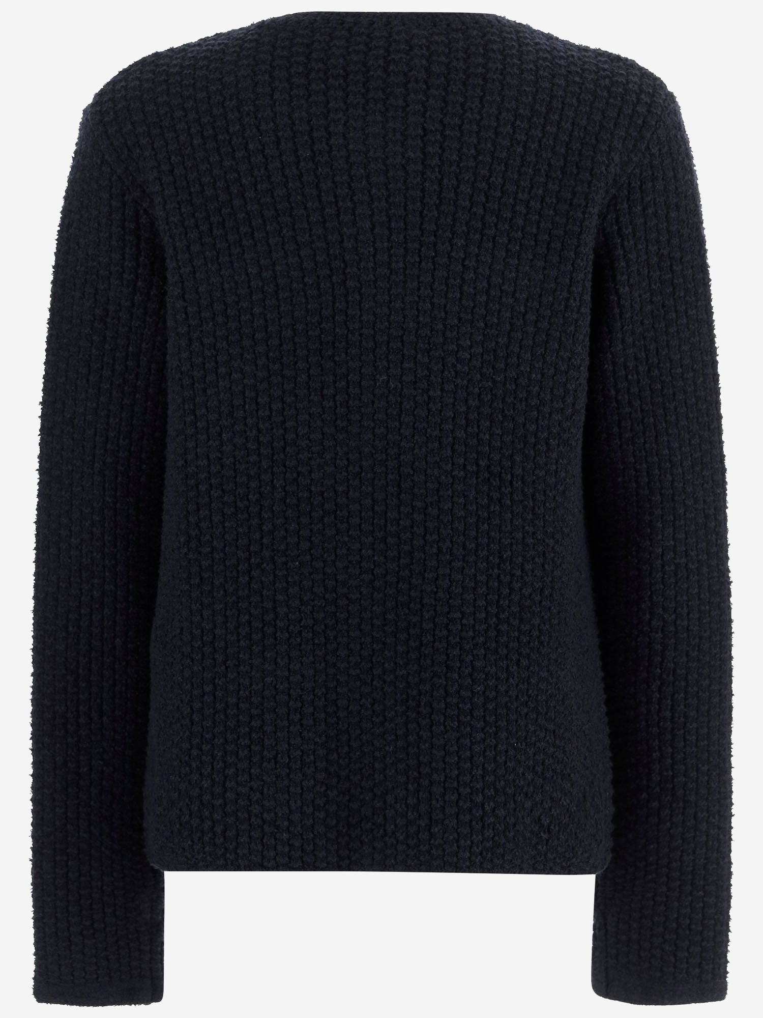 CARDIGAN IN MISTO COTONE E LANA CON DETTAGLI WEB 828452 XKEZ54180 GUCCI KIDS 