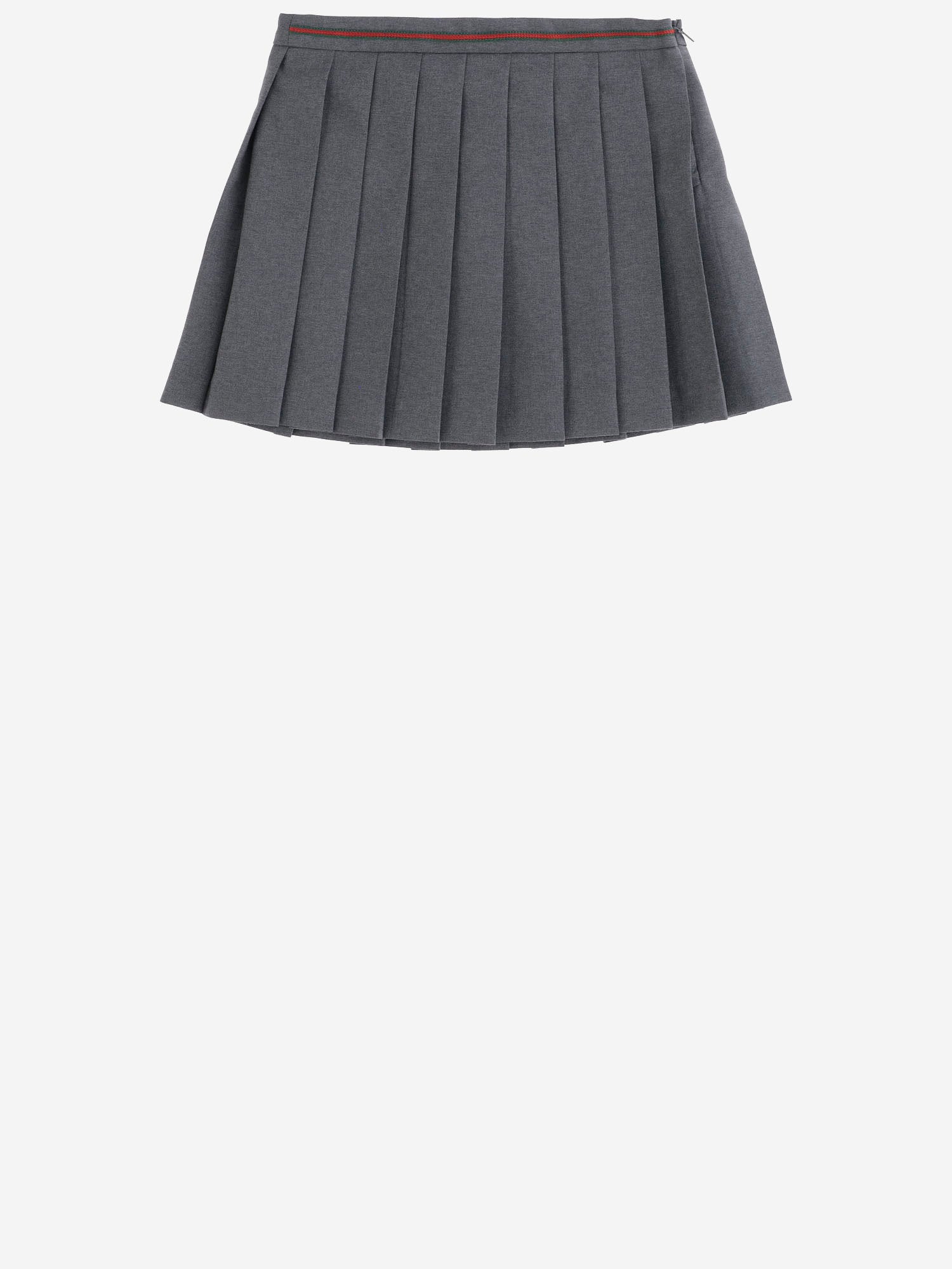GONNA A PIEGHE IN LANA 828488 XWA1Z1401 GUCCI KIDS 