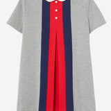 Abito in cotone con Web 828783 XJHDW1183 GUCCI KIDS 