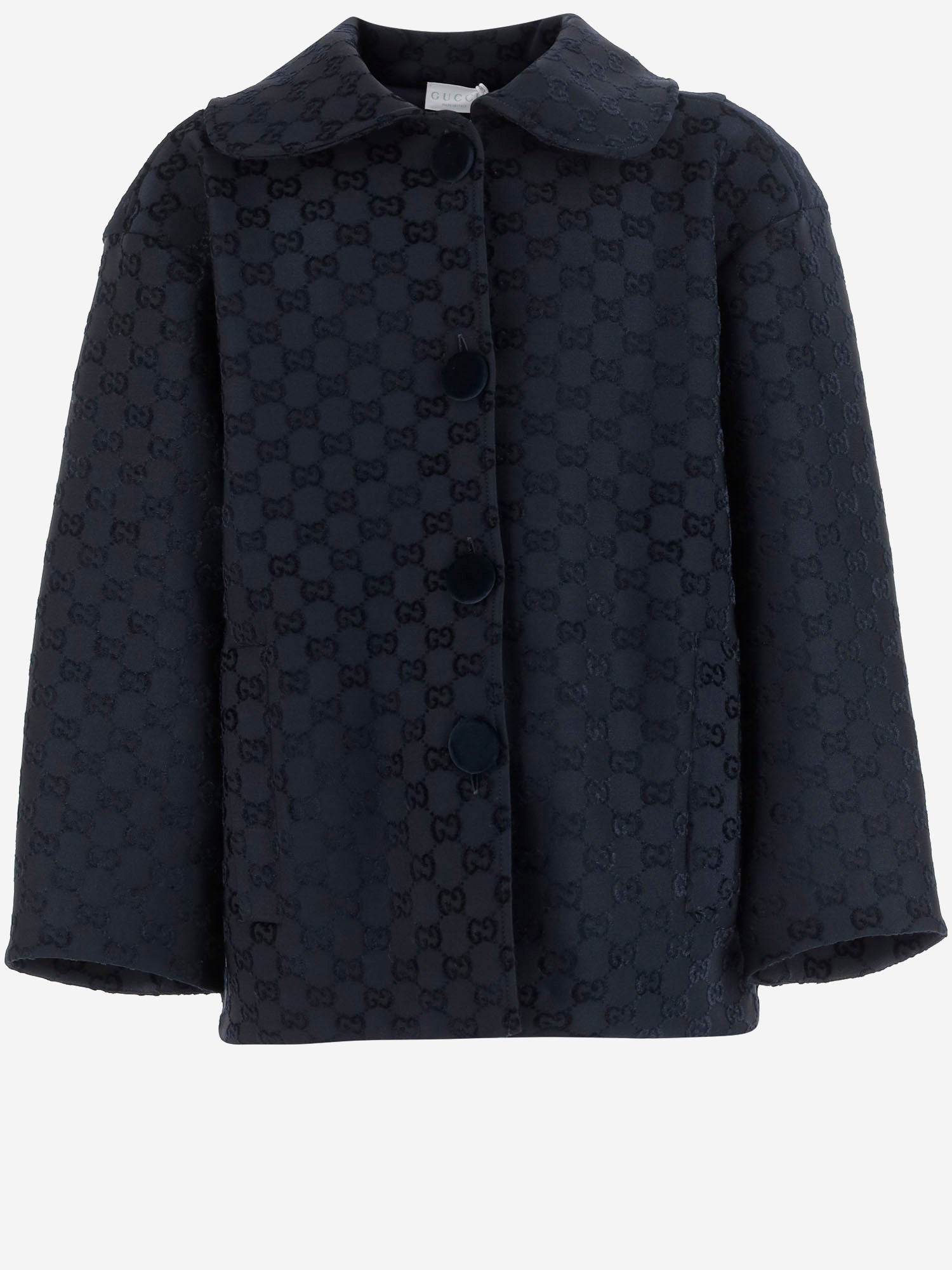 GIACCA IN VISCOSA STRETCH CON MOTIVO GG 828849 XJHD54215 GUCCI KIDS 