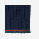 SCIARPA IN LANA CON NASTRO WEB 828913 4K2064166 GUCCI KIDS 