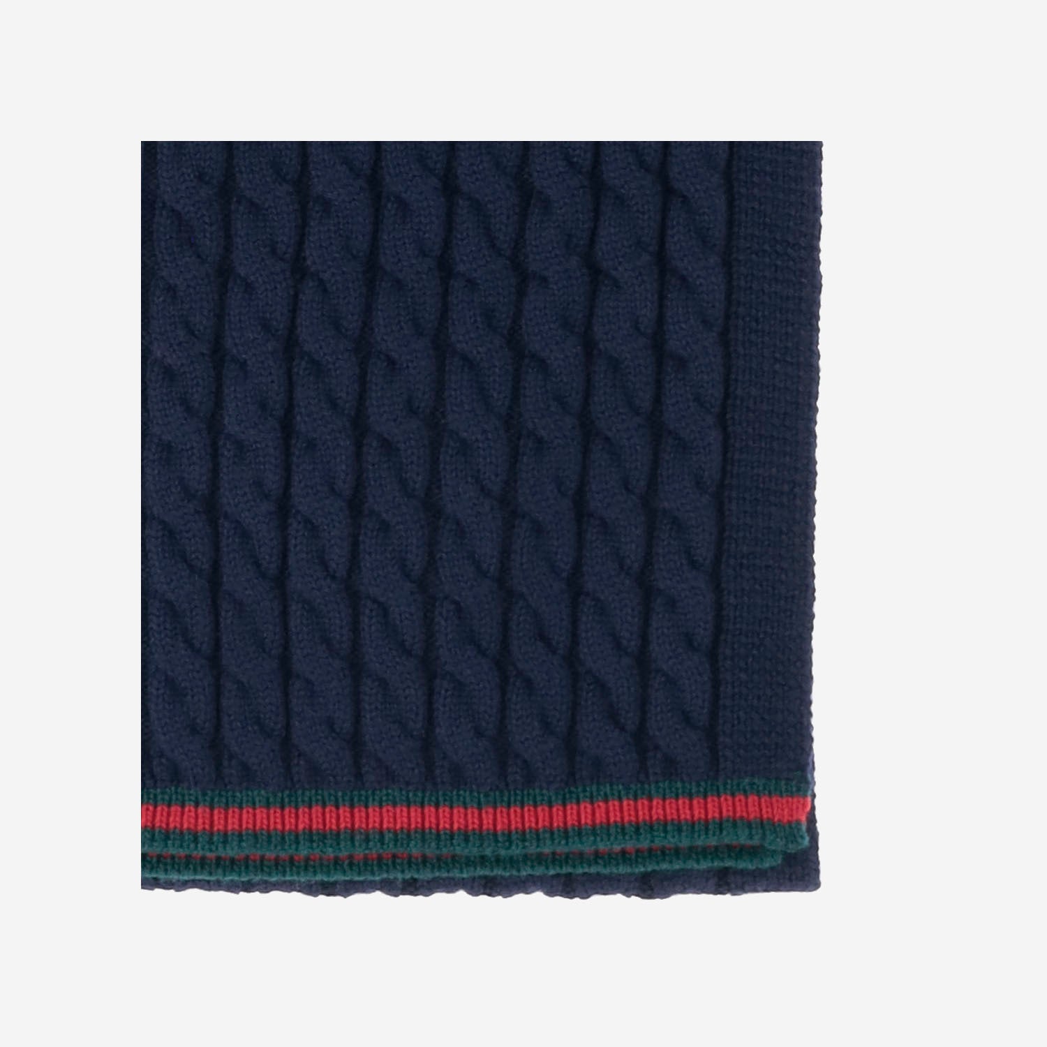 SCIARPA IN LANA CON NASTRO WEB 828913 4K2064166 GUCCI KIDS 