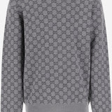 Maglione in jacquard di lana GG 834349 XKEZO1018 GUCCI KIDS 