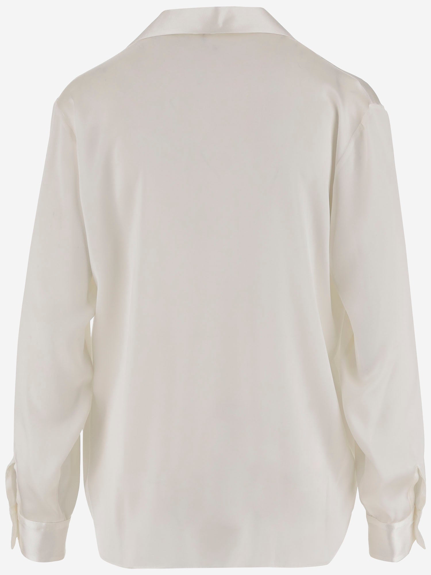 CAMICIA IN SETA STRETCH CON VOLANT DIANA T2511 HER SHIRT 