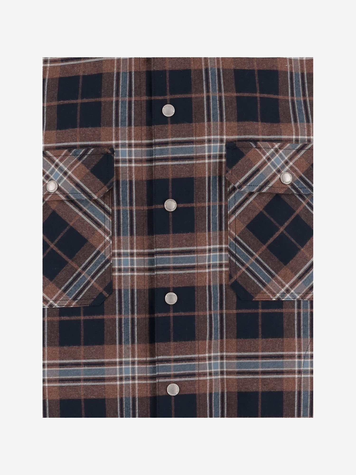 CAMICIA IN COTONE CON MOTIVO CHECK HPB001W25 1 HOMME 