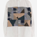 CAMICIA PATCHWORK IN COTONE HPB020W25 2 HOMME 