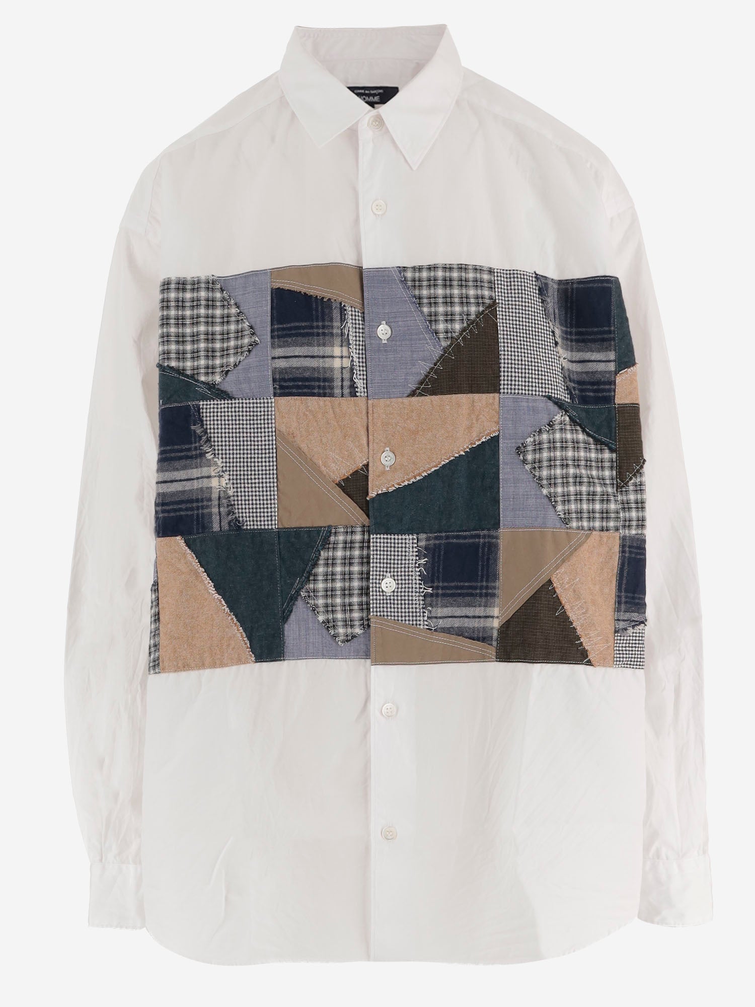 CAMICIA PATCHWORK IN COTONE HPB020W25 2 HOMME 