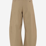 PANTALONI A GAMBA AMPIA IN COTONE HPP004W25 2 HOMME 