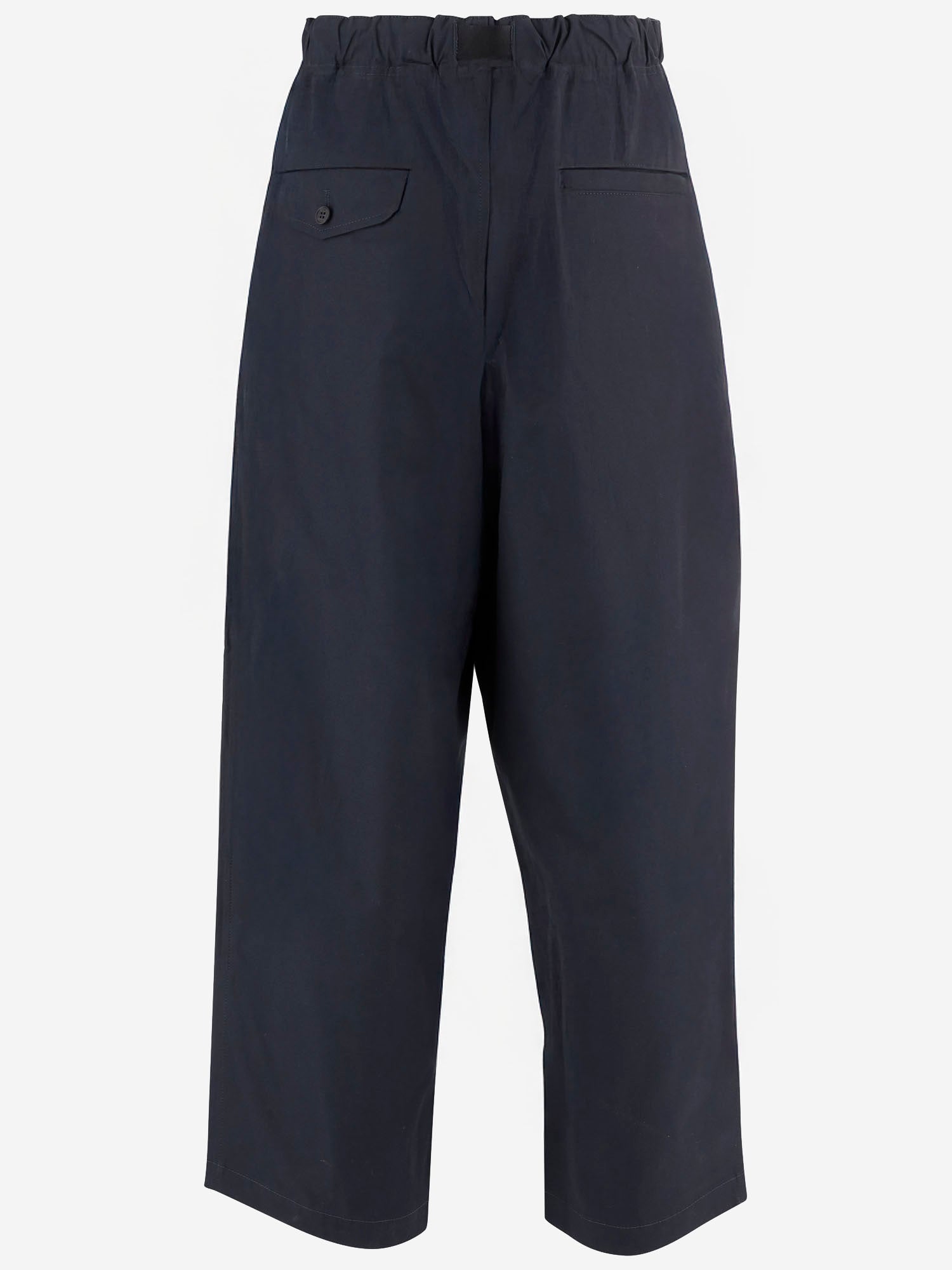 PANTALONI IN COTONE A VESTIBILITÀ AMPIA HPP012W25 2 HOMME 
