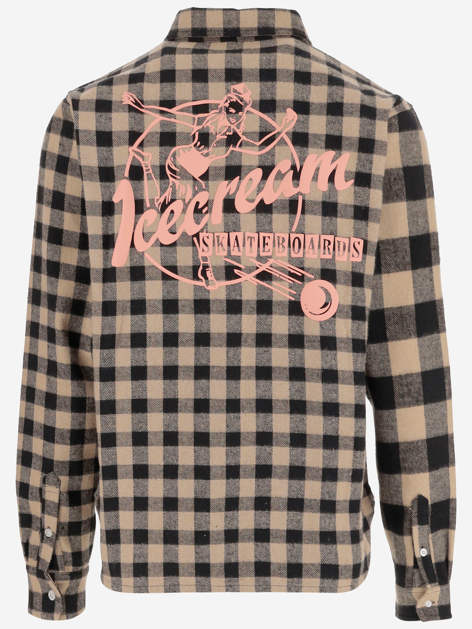 CAMICIA CON MOTIVO A QUADRI IC25323 BLACKCHECK ICECREAM 
