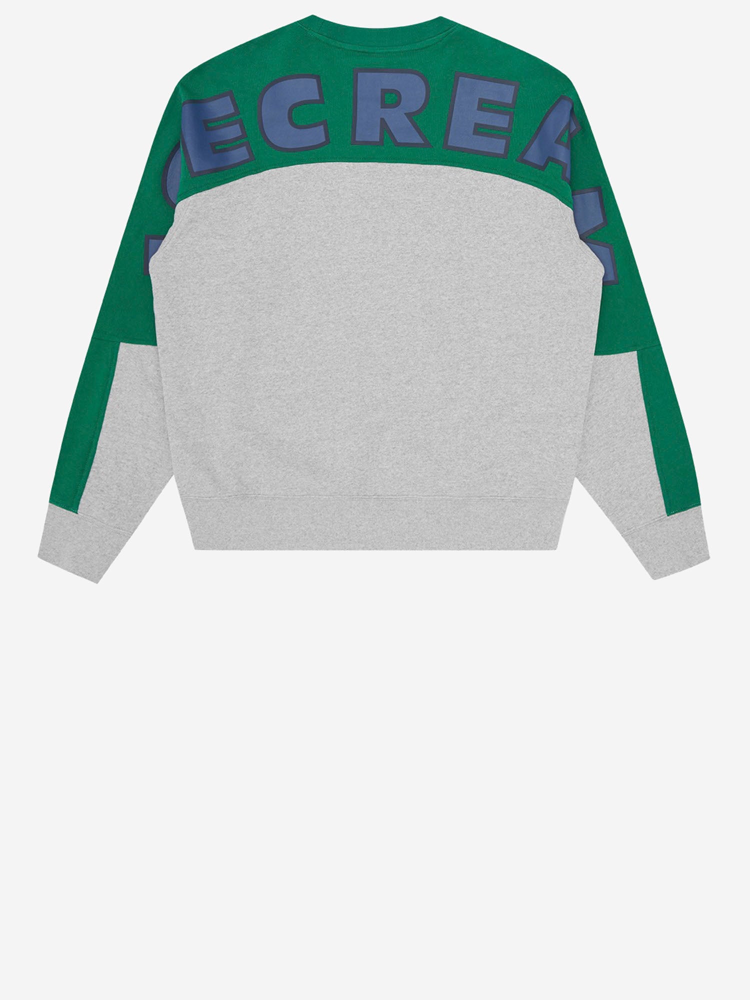 FELPA IN COTONE CON LOGO IC25338 GREENHEATHERGREY ICECREAM 