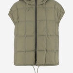 GILET COZY ARCO IN NYLON COZY ARCO VEST MICROOLIVEGREEN IENKI IENKI 