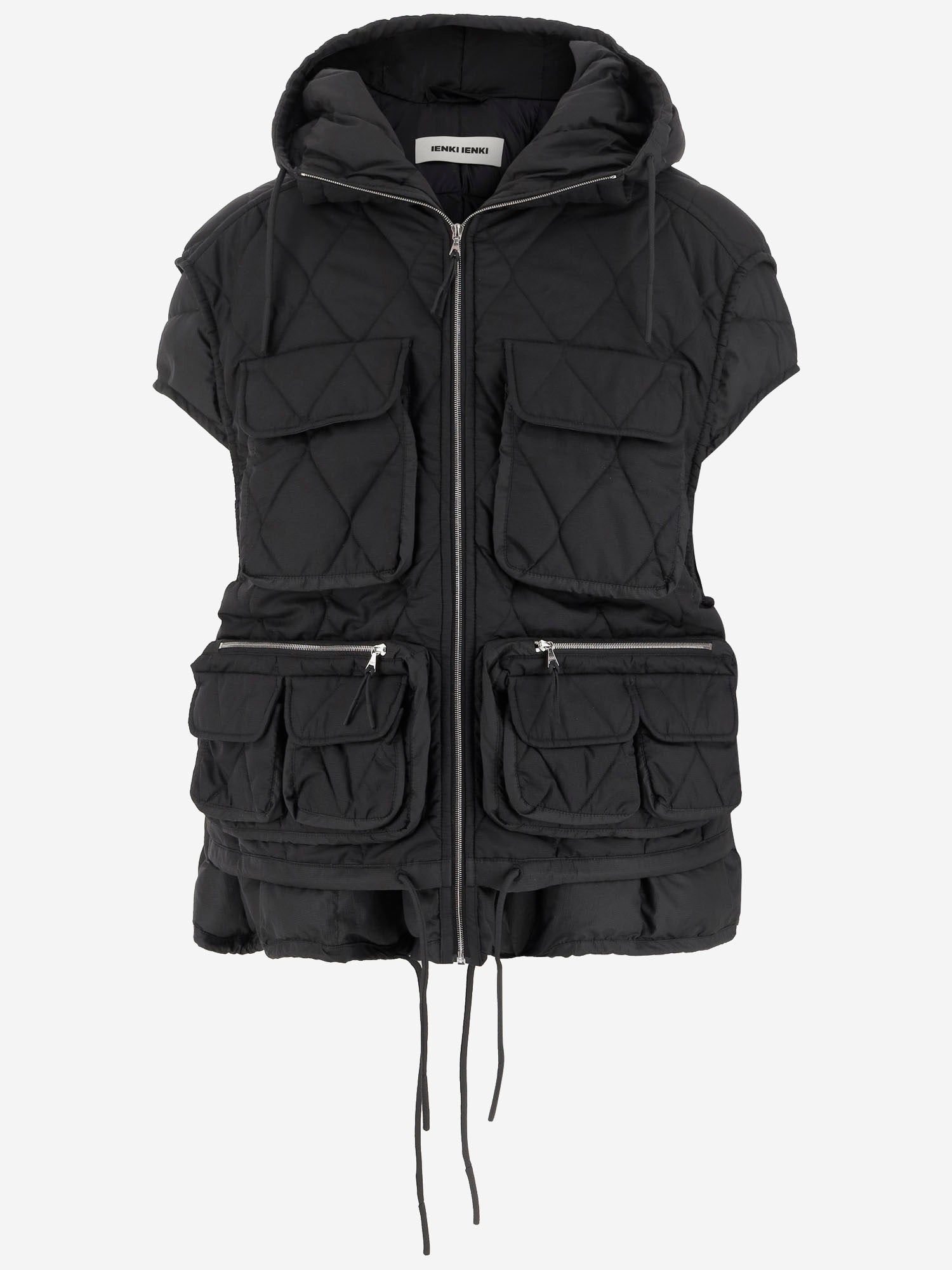 GILET EMBER IN NYLON EMBER VEST KETCHUPBLACK IENKI IENKI 